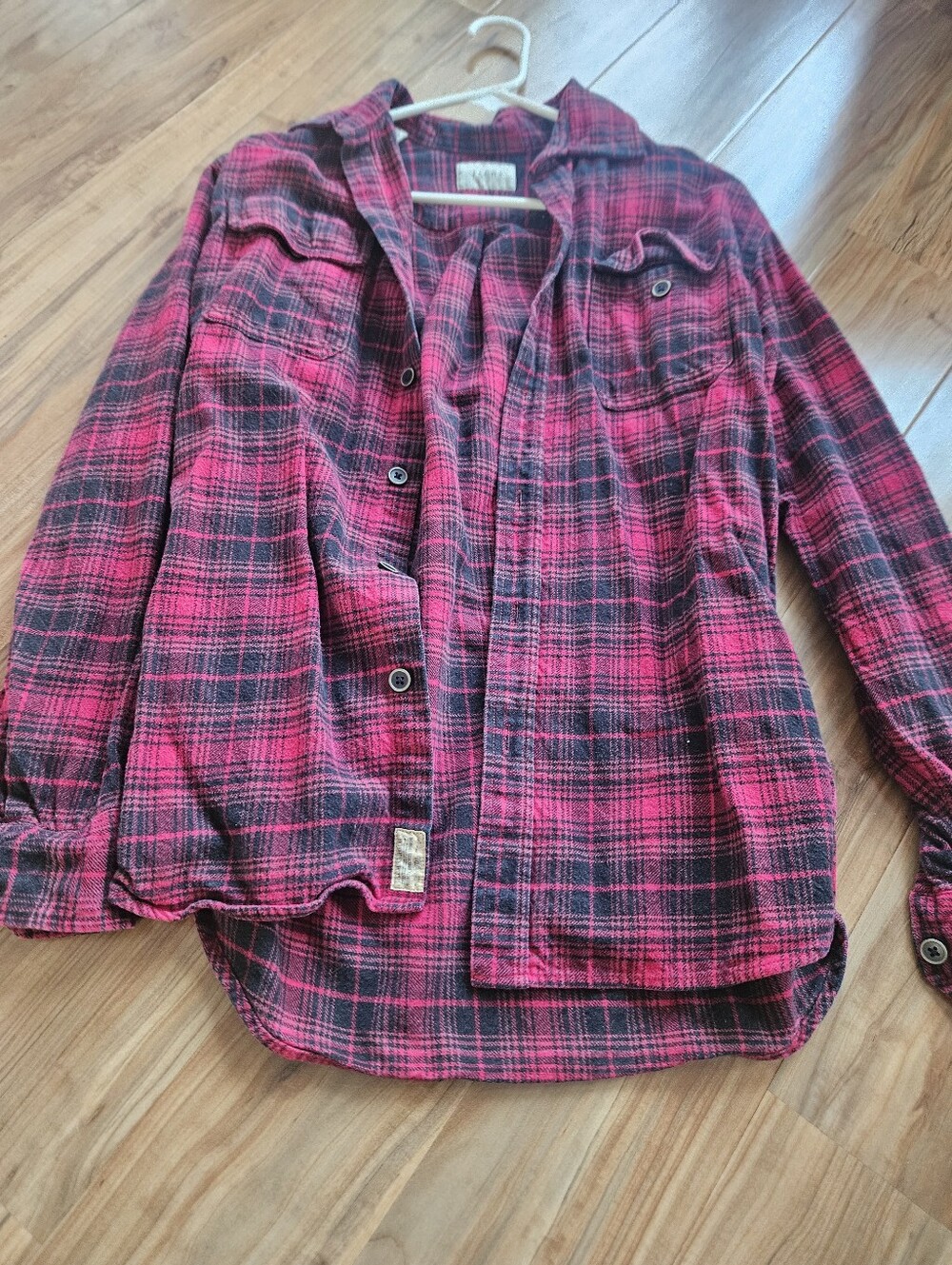 JACHS Womens Size Small Plaid Button-Up Shirt
